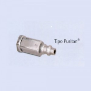 Conector enchufe tipo Puritan Oxigeno para manguera 5/16" (8mm)