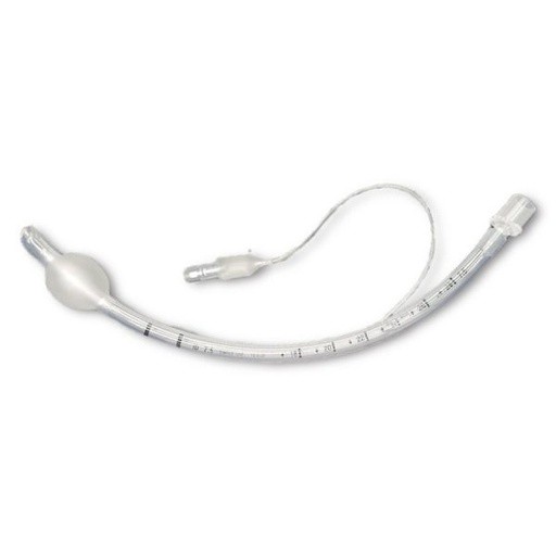 Tubo endotraqueal con globo 8 paq. c/10 pzas